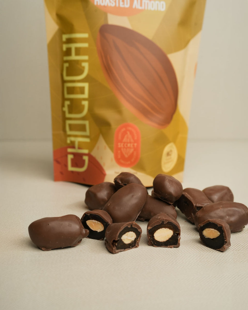 Choco dates roasted almond Pack of 10