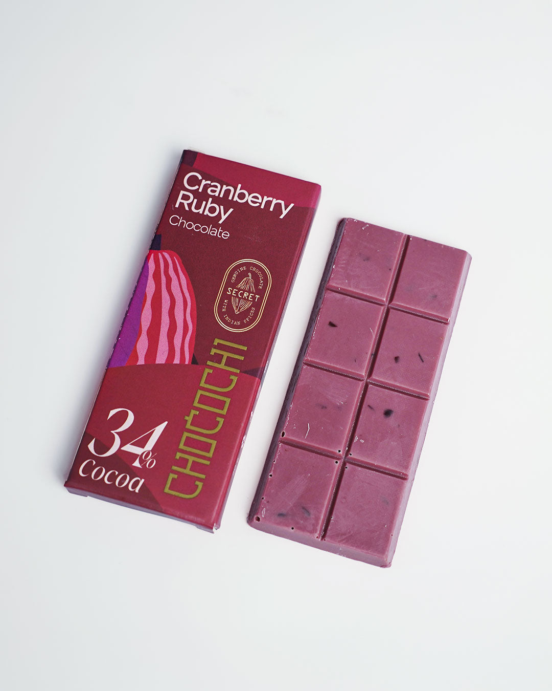 Cranberry ruby chocolate 34%