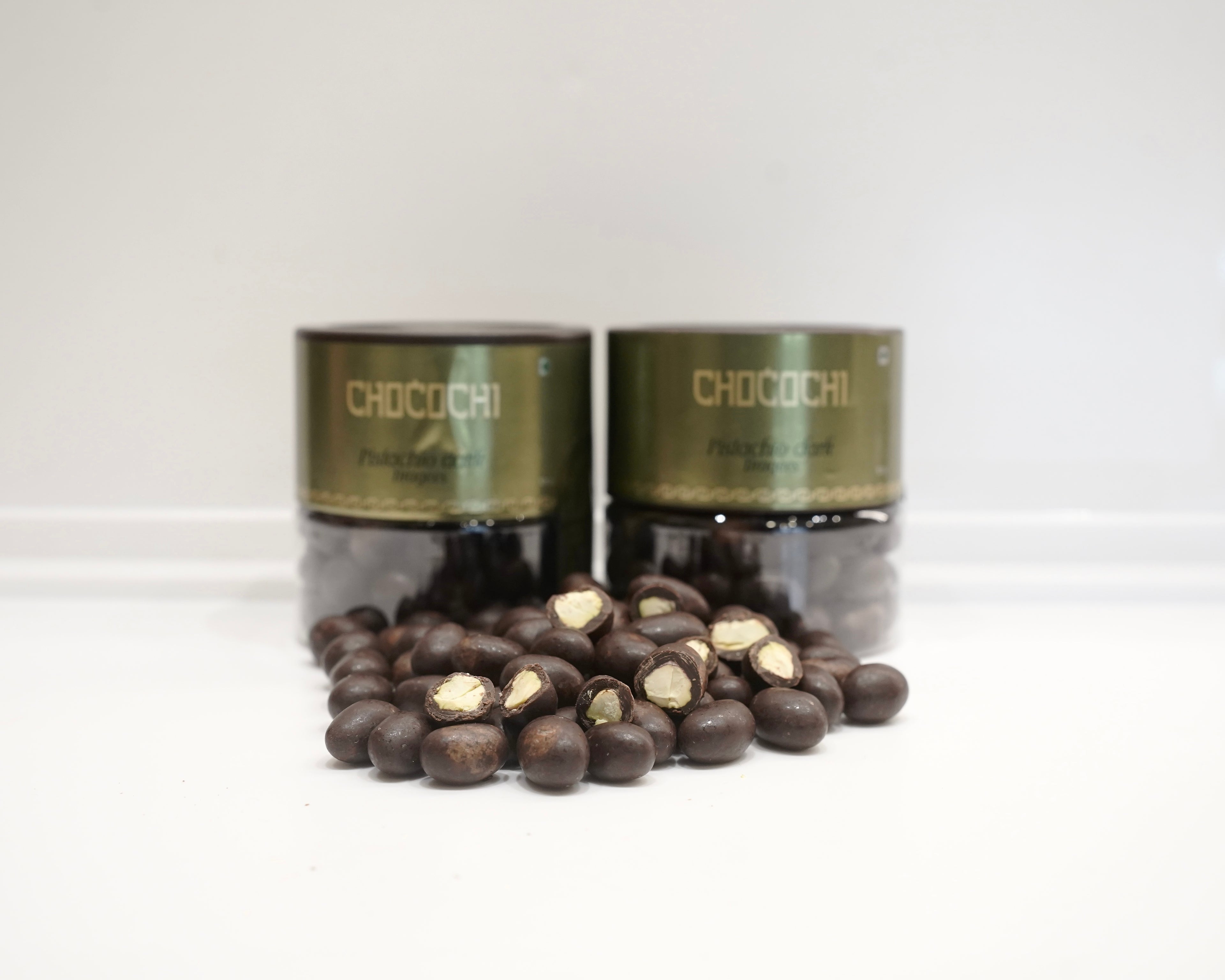 Pistachio Dark Dragees 55%
